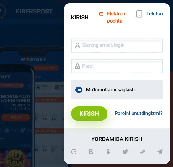 Login muammolari va yechimlar